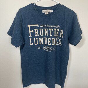 H&M L.O.G.G. Graphic Shirt Men M Frontier Lumber Co, Vintage Style